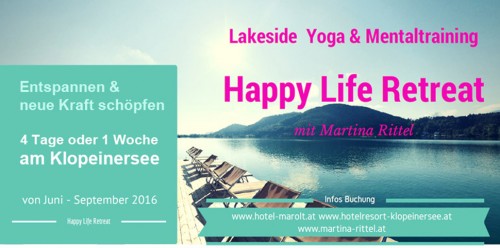 Happy Life Retreat Klopeinersee | yogaguide