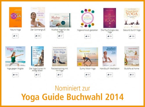 Nominierungen Yoga Guide Leserbuchwahl 2014 | yogaguide