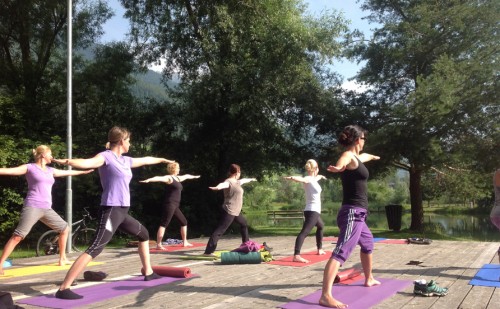 Yoga im Park Sherry Kranabitter Stubaital | yogaguide