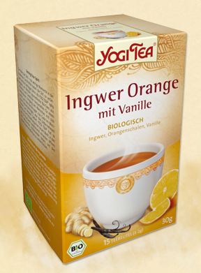 Yogi Tea Ingwer Orange mit Vanille | yogaguide