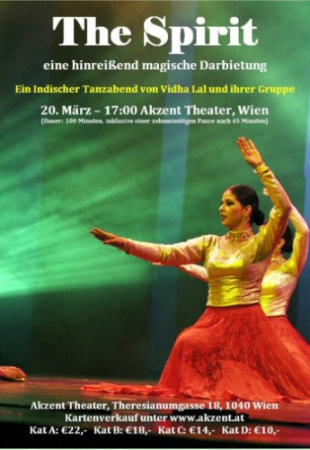 yogaguide Tipp Indische Tanzabende mit Kathak-Darbietungen in Wien, Klagenfurt, Graz