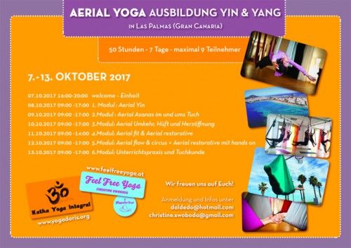 Aerial Yoga Ausbildung Gran Canaria | yogaguide