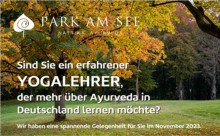 Hotel Park am See & Nattika Ayurveda sucht ab 08.11.2023 Yogalehrenden vor Ort