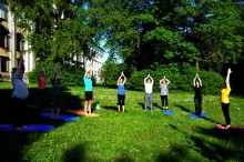 Yoga im Prälatengarten Stift St. Florian