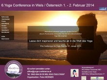 6. Yoga-Conference in Wels | Österreich | 1.-2.Feb 2014 | yogaguide
