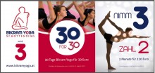 Bikram Yoga Schottenring wird 3 & feiert 30 Tage für 30 Euro | Yoga Guide