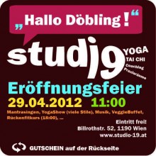 Neues Yogastudio in 1190 Wien | Studio19 Eröffnung 29.4.2012  | Yoga Guide