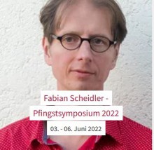 Fabian Scheidler Pfingstsymposium - Der Stoff, aus dem wir sind 