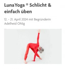 LunaYoga® Schlicht & einfach üben | Adelheid Ohlig Graz 