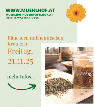 Räuchern mit heimischen Kräutern | yogaguide Tipp