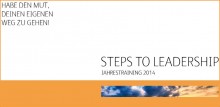 Save the date | Steps to Leadership Jahrestraining 2014 | Yoga Guide