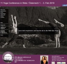 11. Yoga Conference Austria | Wels 1. - 3. Februar 2019 | yogaguide