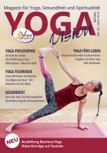 Kostenlose Yoga-Zeitschrift YOGAVision ist erschienen | yogaguide