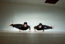 Yoga-Performance auf der Summerstage Wien