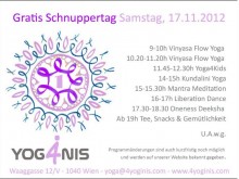 Ein Jahr Yoga4Yoginis  | Gratis Schnuppertag SA 17.11.2012