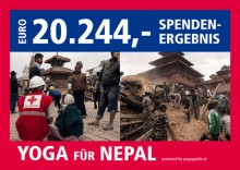 Yoga für Nepal | mehr als 20.000 Euro | yoga guide