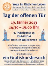 Yoga im täglichen Leben - Tag der offenen Tür am 19.1.2013 | Yoga Guide