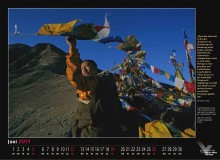 Yoga Guide | Starke Lebenszeichen 2011 - Kalender der Gesellschaft für bedrohte Völker | im Juni wird auf den Konflikt Tibet - China aufmerksam gemacht