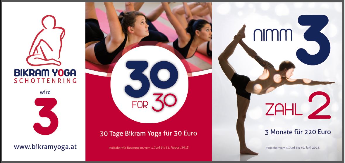 Bikram Yoga Schottenring feiert 30 Tage für 30 Euro Yoga Guide
