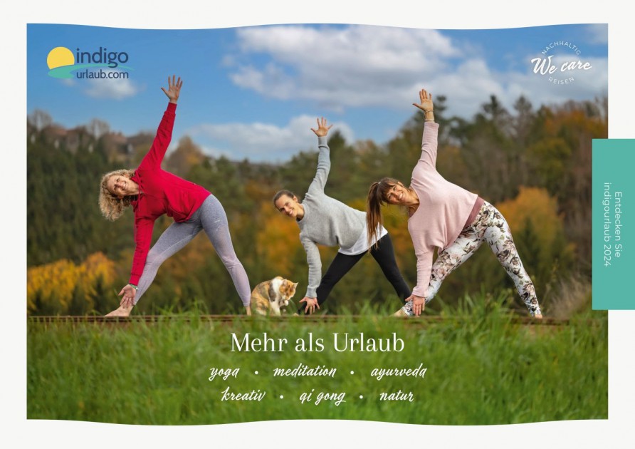 indigoUrlaub der Katalog 2024 ist da Yoga Guide