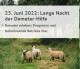 25. Juni 2022 | Lange Nacht der Demeter-Höfe