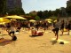 Yoga am Strand jeden Sonntag mitten in Wien