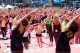 Welt-Yoga-Tag und Yoga Sommeropening NY-Times Square