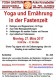 Yoga und Ernährung in der Fastenzeit