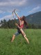Yoga und Bogenschießen 