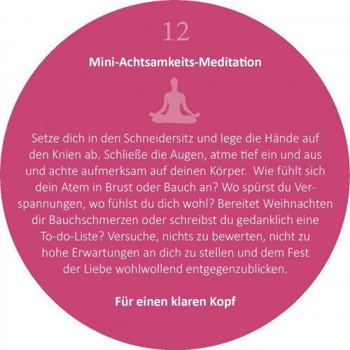 24 Yoga-Auszeiten  Kalender | yogaguide Tipp