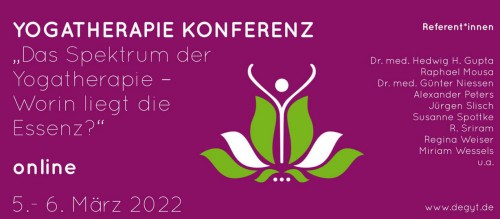 4. DeGYT Yogatherapie-Konferenz 2022 | yogaguide Tipp