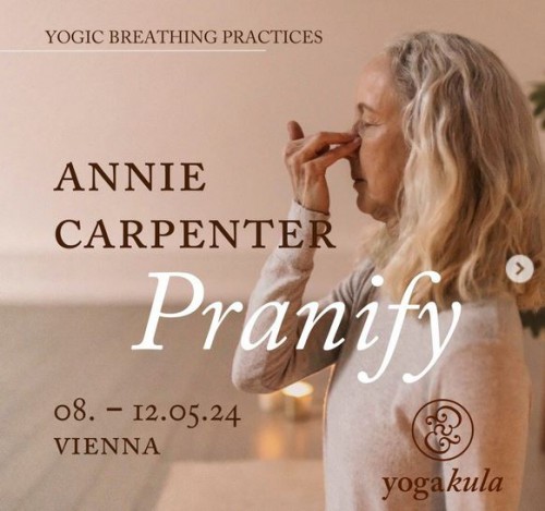 Annie Carpenter at YogaKula Vienna | yogaworkshopguide
