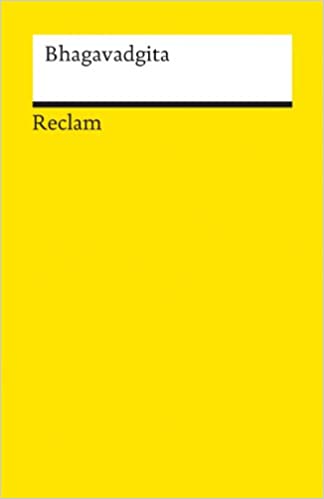 Bhagavadgita Reclam Cover | Helmuth von Glasenapp