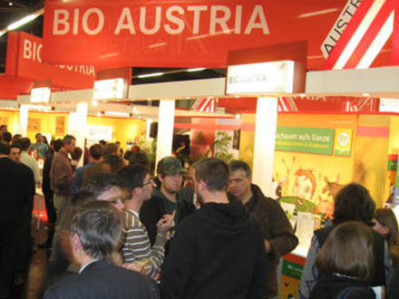 Bio Austria auch 2011 bei der Leitmesse für Bioprodukte, der BioFach in Nürnberg