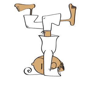 Yoga Postkarten, Blöcke, T-Shirt und mehr|Yoga Illustriationen von Barbara Schauer|Yoga Guide|