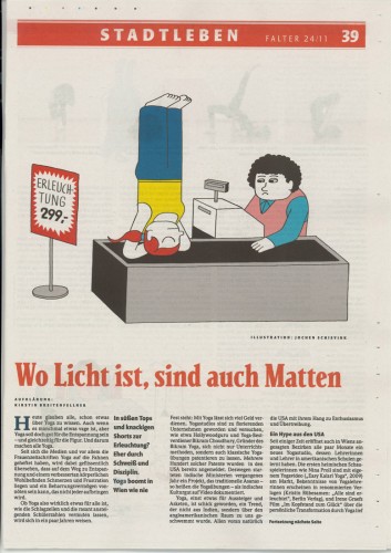 Yoga boomt | Falter Ausgabe vom 19.6.2011