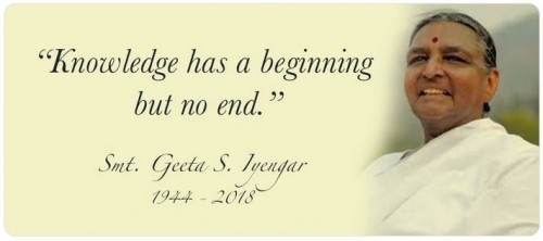 Dr Geeta S. Iyengar Foto YogaMidWest | yogaguide