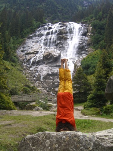 Yoga am Grawa Wasserfall | Stubaital 