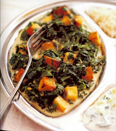 Saag Paneer | Spinat und Kaese | World Food Cafe | Yoga Guide |  Yogische vegetarische Ernaehrung | Yogasuche
