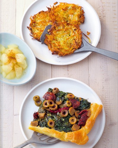 Spinat Blaetterteig Tarte | Tofu Rösti | Vegan Kochen | GU Verlag | yogaguide
