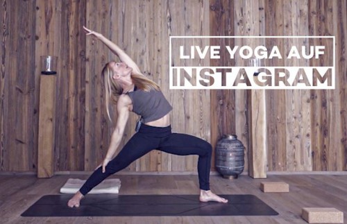 Live Yoga on Instagram mit Helene Krainer | yogaguide Tipp
