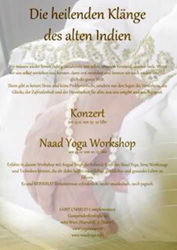 Konzert und Workshop Naad Yoga | yogaguide Konzert und Workshop Naad Yoga Yoga des Klanges | yoga in Wien