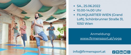 Yoga bei ÖBSV Veranstaltung in Wien | yogaguide Tipp