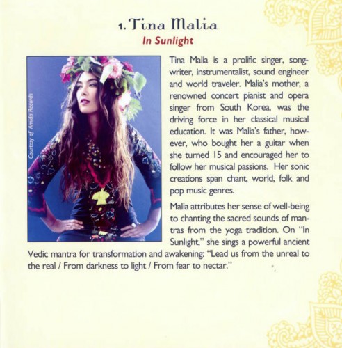 Putumayo Acoustic Yoga Tina Malia | yogaguide