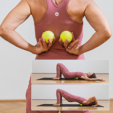 Rueckenmassage mit Baellen aus Body Principles