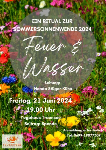 Ritual zur Sommersonnenwende 2024 im Yogahaus Traunsee Ritual zur Sommersonnenwende 2024 im Yogahaus Traunsee
