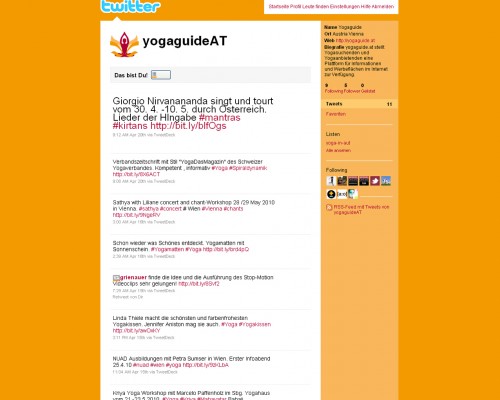 Yoga Guide auf Twitter | Yoga Guide | yogaguide.at