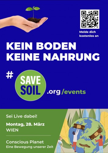 Save Soil - Rette den Boden Event mit Sadhguru in Wien | yogaguide Tipp Save Soil - Rette den Boden Event mit Sadhguru in Wien | yogaguide Tipp