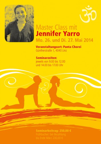 Workshop JenniferYarro 2014 | Linz | yogaguide Workshop JenniferYarro 2014 | Linz | yogaguide