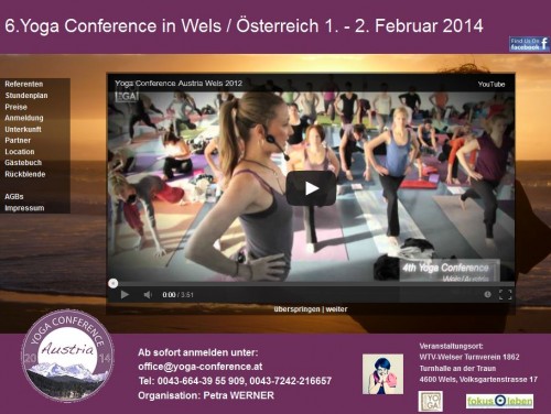 6. Yoga-Konference Wels 2014 | yogaguide 6. Yoga-Konference Wels 2014 | yogaguide